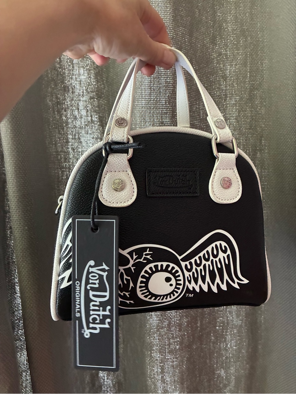 NWT Von Dutch Satchel w Crossbody!